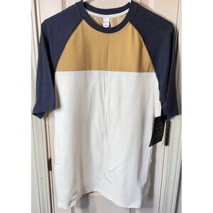 NWT Wrangler All Terrain Gear Mens Sm Short Sleeve Color Block Outdoor T-Shirt